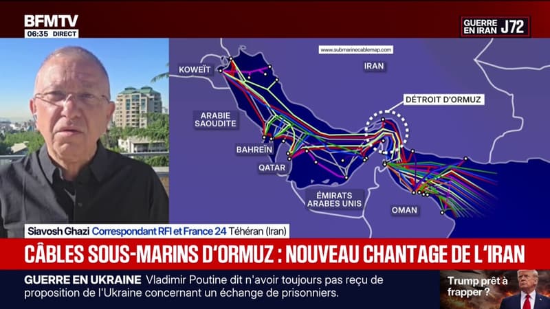 Guerre au Moyen-Orient: comment l'Iran menace les câbles sous-marins qui traversent le détroit d'Ormuz