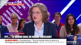 Sondages : "On n'est pas dans les mêmes conditions qu'il y a 5 ans", déclare Marie Toussaint 