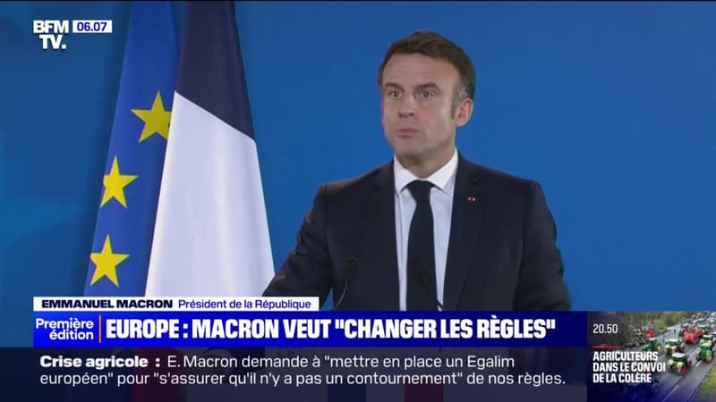 Agriculture en Europe: Emmanuel Macron veut 
