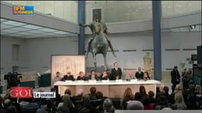 Bain de jouvence pour la fontaine de Trévi à Rome