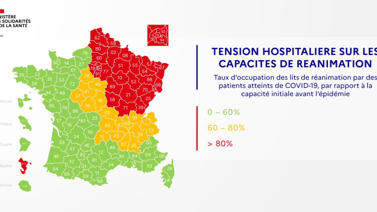 Déconfinement: trois nouveaux départements en vert sur la carte de synthèse du gouvernement
