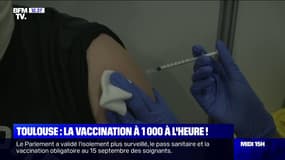 Toulouse: 22.000 personnes ont été vaccinées ce week-end dans un centre de vaccination, un record européen