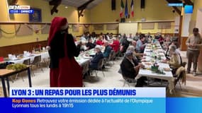 Lyon: un repas pour les plus démunis