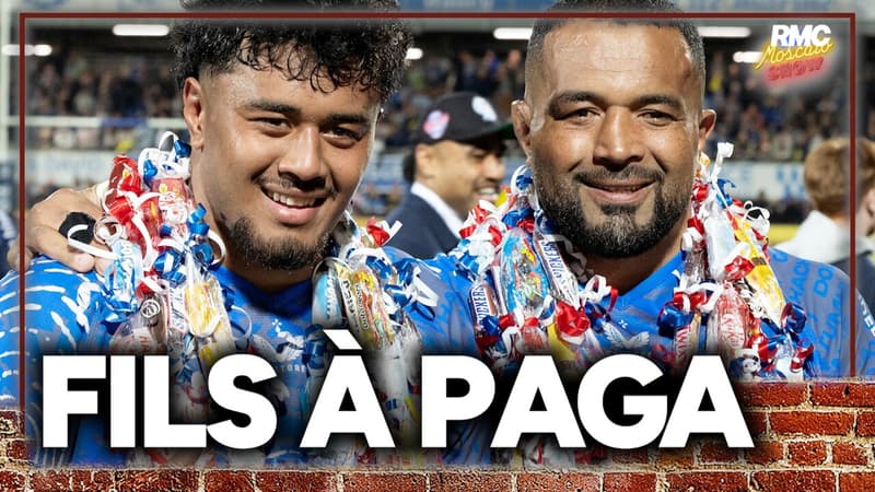 Rugby : "Fierté et émotions", Paga Tafili a joué avec son fils Rayane à Vannes (Pro D2)