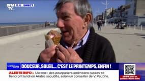 Avec le retour du beau temps, les habitants de Dunkerque profitent du bord de mer 