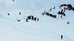 Le risque d'avalanche a été élevé à 4, sur une échelle de 1 à 5.