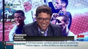La déclaration d'amour de Monique à Matthieu Belliard en direct sur RMC