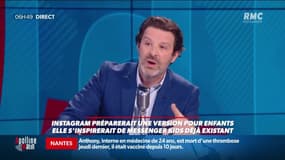 Cyril Di Palma, Délégué Général de l'Association Génération Numérique à propos d'Instagram Kids: "A partir du moment où les parents mettent des outils entre les mains de leurs enfants, c'est à eux de s'occuper de leur usage"