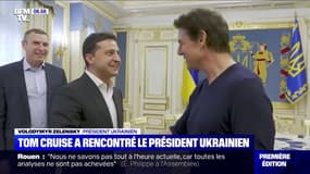 "Vous êtes vraiment beau", quand le président ukrainien complimente Tom Cruise sur son physique