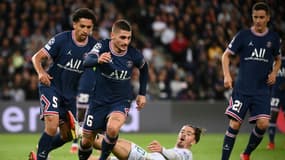 Le milieu italien Marco Verratti lors de la victoire du Paris SG face à Manchester City en Ligue des champions, le 28 septembre 2021 à Paris