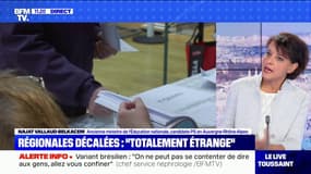 Najat Vallaud-Belkacem: "Le gouvernement a tort de vouloir choisir la date des élections en fonction des circonstances"