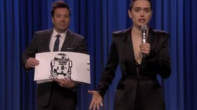 Jimmy Fallon et Daisy Ridley