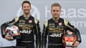 Romain Grosjean et Kevin Magnussen