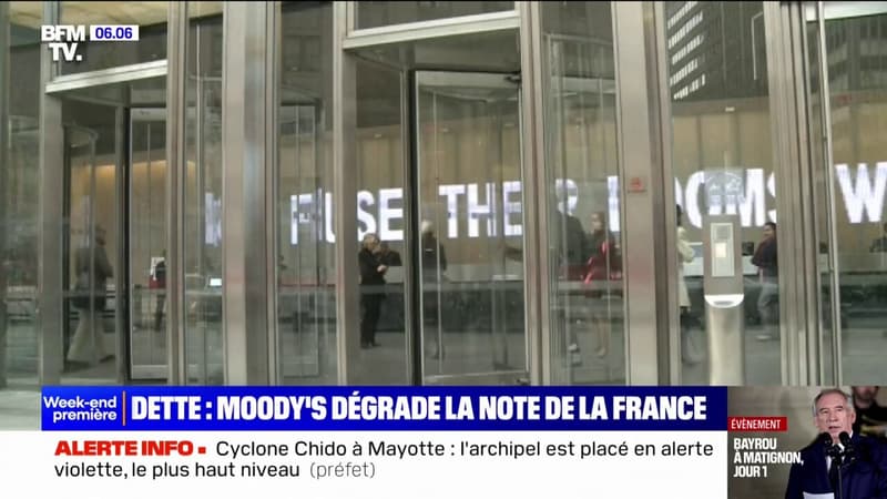 Dette: l'agence de notation Moody's abaisse la note de la France