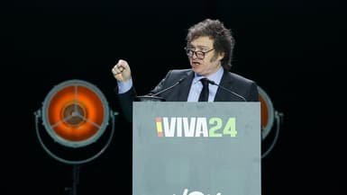 Javier Milei, en discours à Madrid le dimanche 19 mai 2024