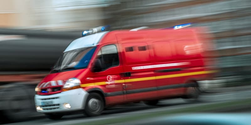 Une véhicule des pompiers à Roubaix (Nord) le 16 janvier 2015. (Photo d'illustration)