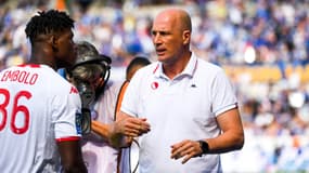 Philippe Clement lors de Strasbourg-Monaco le 6 août 2022