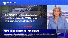 La SNCF prévoit-elle de mettre plus de TGV pour les vacances d'hiver? BFMTV répond à vos questions