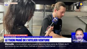 Dans votre assiette du jeudi 21 mars - Le thon pané de l'Atelier Venture