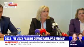 Marine Le Pen: "je veux plus de démocratie, pas moins"