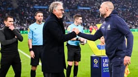 Laurent Blanc et Igor Tudor le 06/11/2022