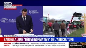 Colère agricole: Jordan Bardella demande "une opposition totale et définitive à la ratification de l'accord avec le Mercosur"