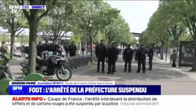 Emmanuel Macron à la finale de la Coupe de France: l'arrêté anti-manifestation suspendu autour du Stade de France
