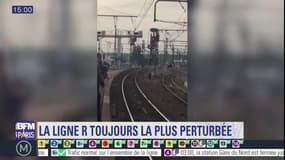 Grève SNCF: des pétards sur les voies de la ligne R 