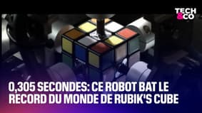 Ce robot japonais bat le record du monde de Rubik's Cube