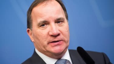 Le Premier ministre suédois Stefan Löfven, le 14 novembre 2016 à Stockholm