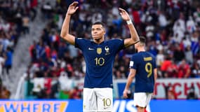 Kylian Mbappé lors de France-Pologne