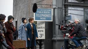 Le tournage des "Animaux fantastiques", avec Eddie Redmayne et Katherine Waterson.