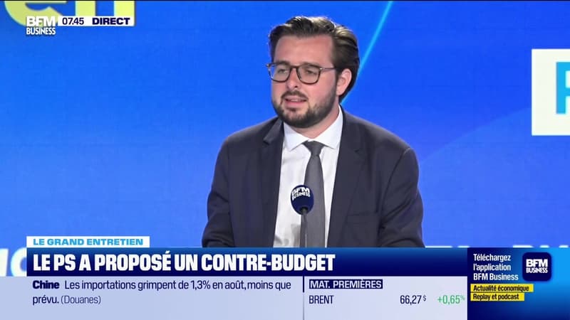 Le Grand entretien : Le PS propose un moindre effort budgétaire - 08/09