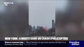 New York : 6 morts dans un crash d'hélicoptère