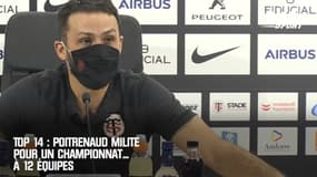 Top 14 : Poitrenaud milite pour un championnat... à 12 équipes
