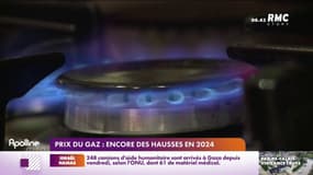 Prix du gaz: encore des hausses en 2024