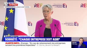 Élisabeth Borne: "La décroissance n'est pas la solution"