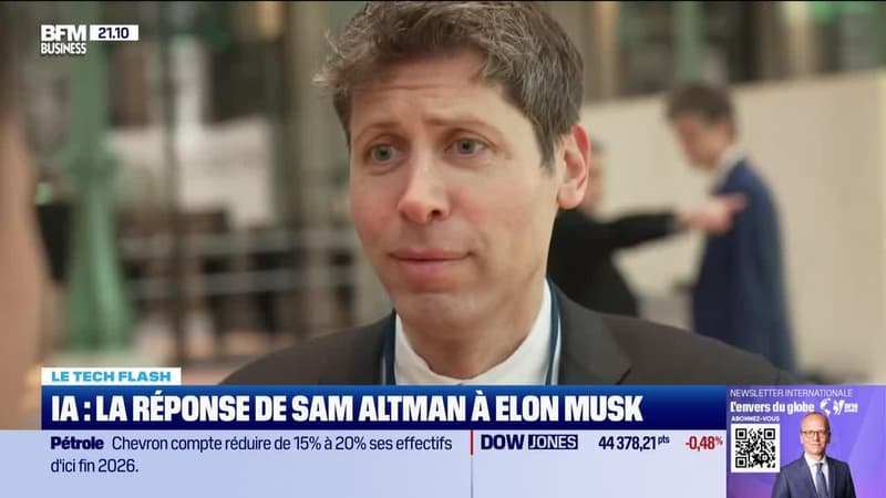 Le Tech Flash : IA, la réponse de Sam Altman à Elon Musk, par Léa Benaim - 12/02