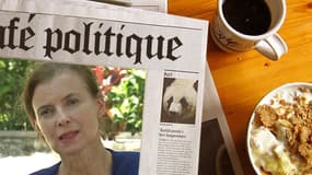 L'ex-première dame Valérie Trierweiler, mercredi 7 mai lors d'un voyage humanitaire à Haïti.