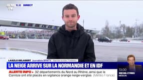 La neige arrive en Ile-de-France