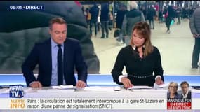 La circulation totalement interrompue à la gare Saint-Lazare