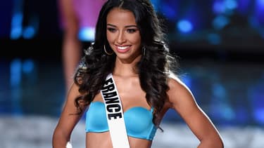 Flora Coquerel lors du concours Miss Univers