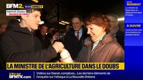 Annie Genevard, ministre de l'Agriculture, rencontre des professionnels du secteur dans le Doubs