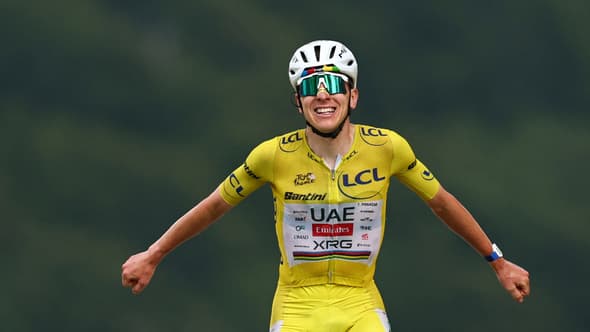 Tadej Pogacar le 18 juillet 2026 remporte la 14e étape du Tour de France