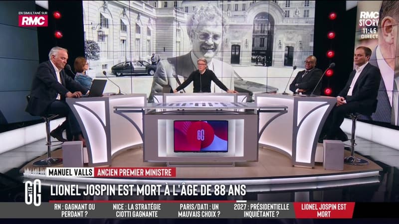 "C'était un mentor": Manuel Valls rend hommage à Lionel Jospin, mort à 88 ans