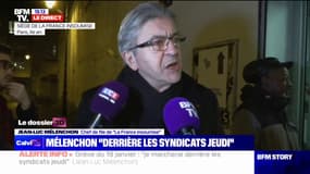Jean-Luc Mélenchon: "Il faut éviter de pénaliser les Français, donc il faut retirer la réforme" des retraites