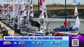 Rouen, point de départ de la Solitaire du Figaro