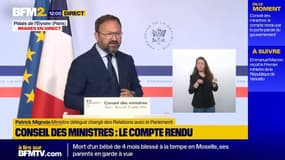 Le ministre des Relations avec le Parlement affirme que "l'esprit de compromis" s'impose