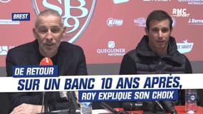 Brest : Un nouveau banc dix ans plus tard, Eric Roy explique son choix