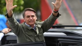 Jair Bolsonaro, le président-élu du Brésil, lors du second tour de la présidentielle, le 28 octobre. 